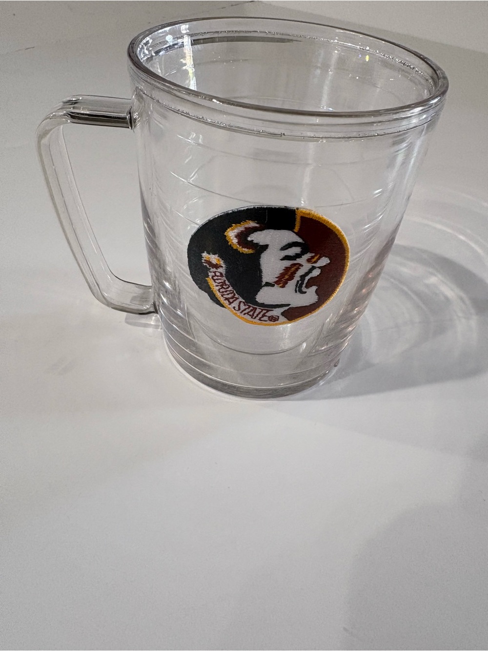 Florida State Clear Acrylic insulated Mug with Team Logo by Tervis